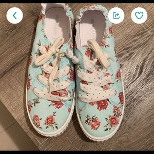 Madden Girl Floral Sneakers